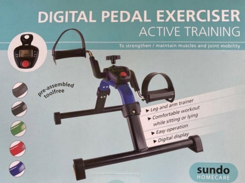 Pedal Exerciser with pedometer