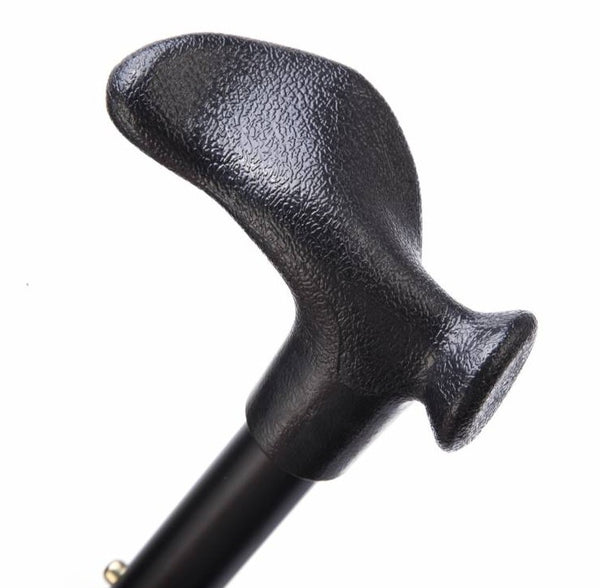 Comfort Grip Cane - Folding & Adjustable - Black