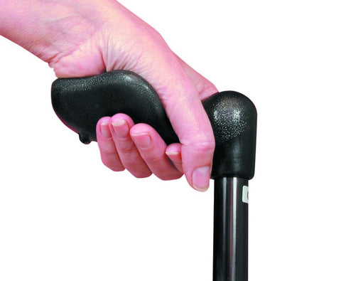 Arthritis Grip Cane Adjustable - Black