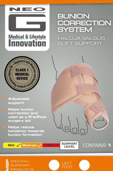 Neo G Bunion Correct System - Hallux Valgus Soft Support